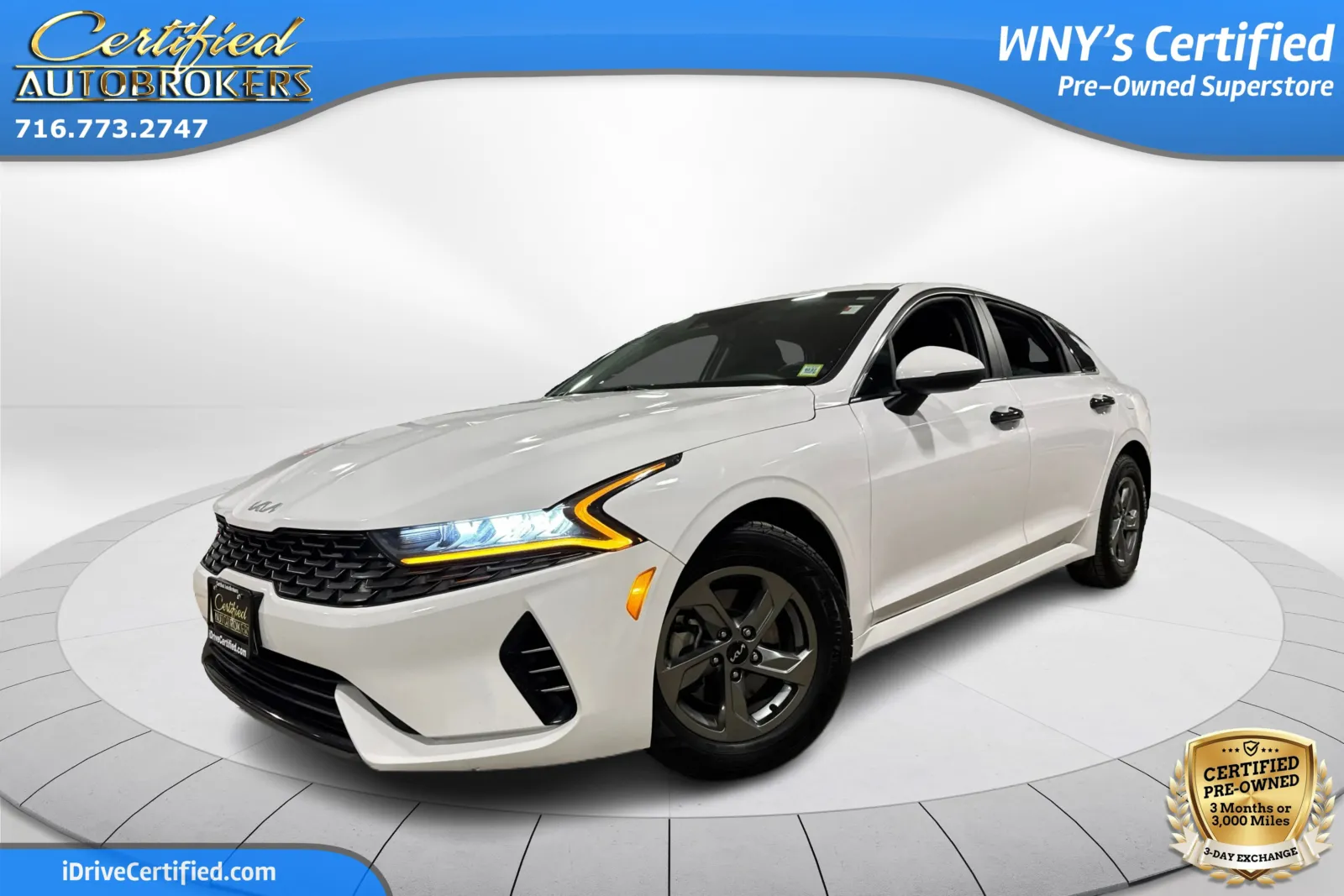 White 2022 Kia K5 LXS for sale in Grand Island, NY