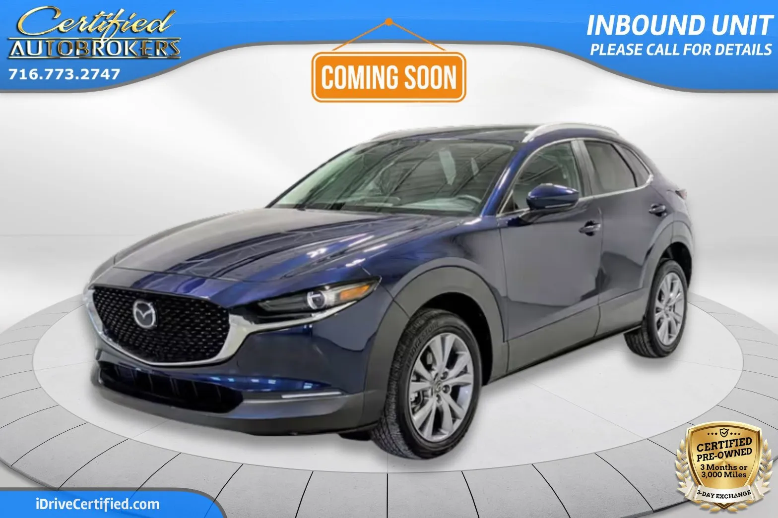 Blue 2023 Mazda CX-30 2.5 S Select Package AWD for sale in Grand Island, NY