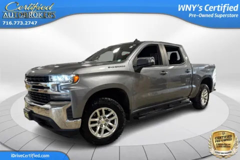 Gray 2021 Chevrolet Silverado 1500 LT 4x4 for sale in Grand Island, NY