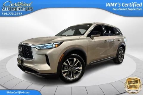 Brown 2022 INFINITI QX60 LUXE AWD for sale in Grand Island, NY