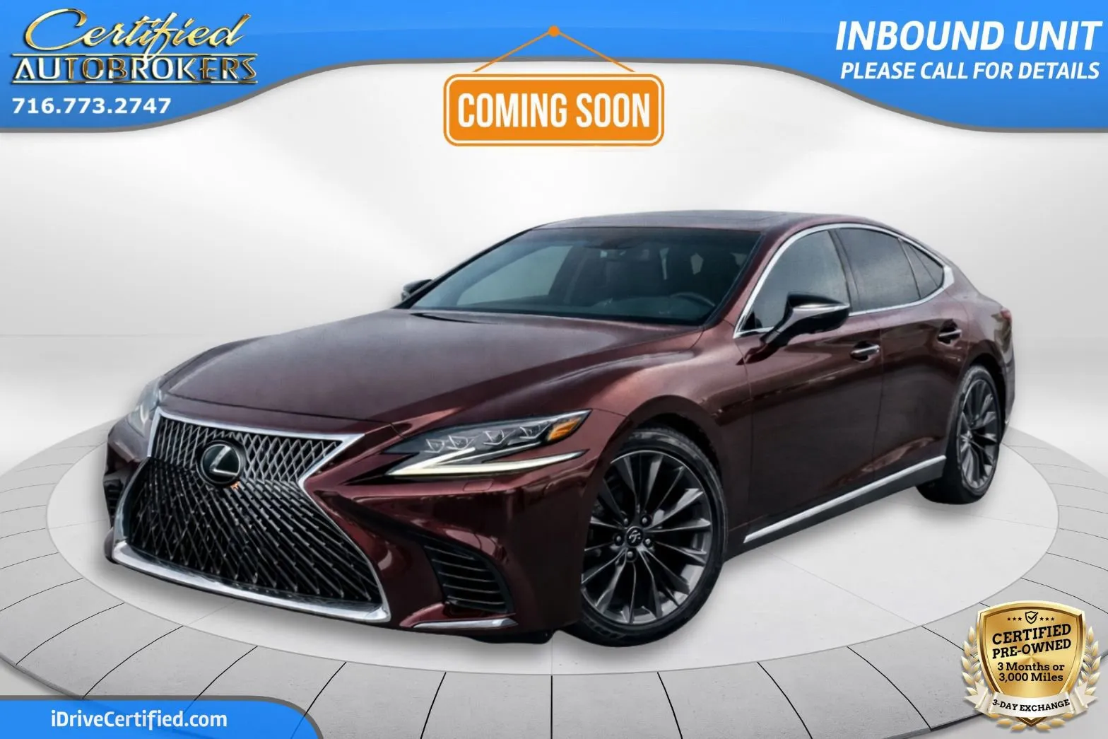 Red 2020 Lexus LS 500 Inspiration Series AWD for sale in Grand Island, NY