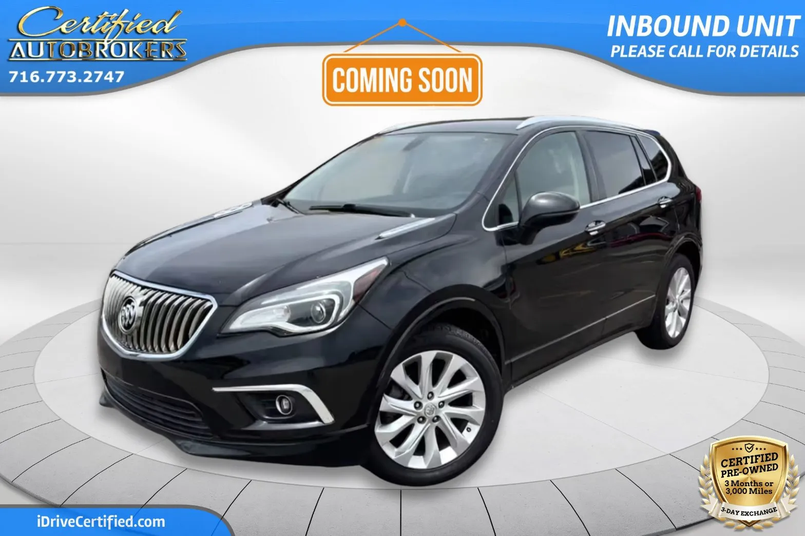 Black 2017 Buick Envision Essence AWD for sale in Grand Island, NY