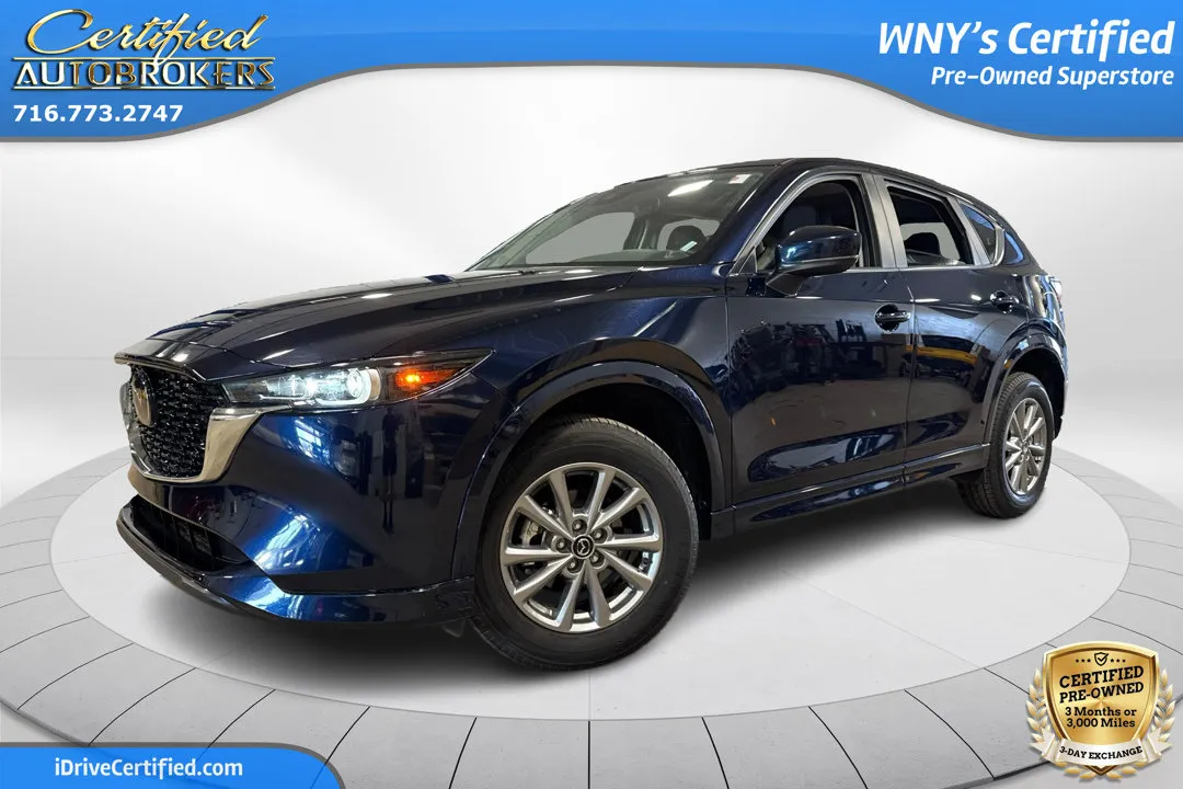 Blue 2025 Mazda CX-5 2.5 S Preferred Package AWD for sale in Grand Island, NY