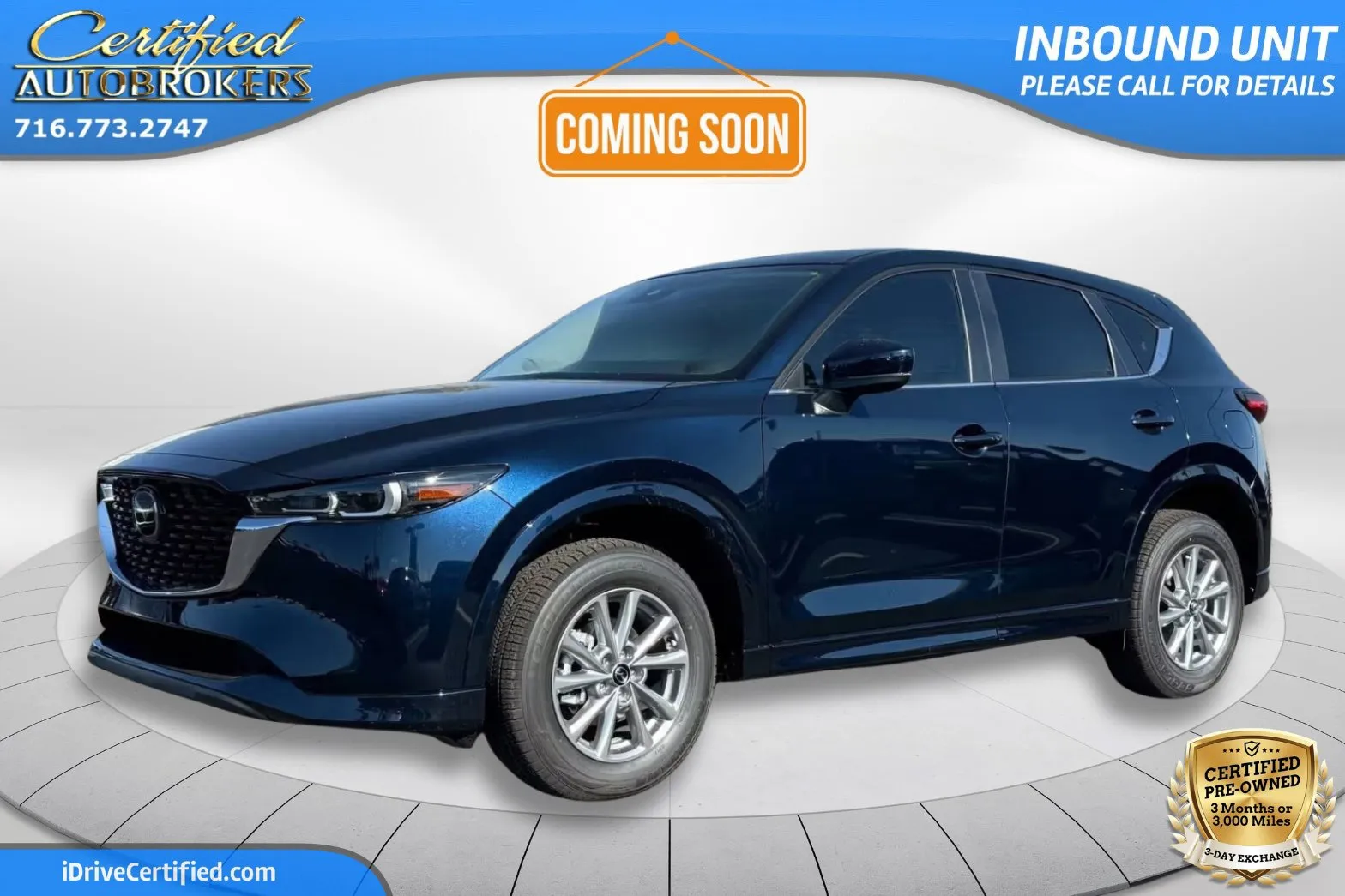 Blue 2025 Mazda CX-5 2.5 S Preferred Package AWD for sale in Grand Island, NY
