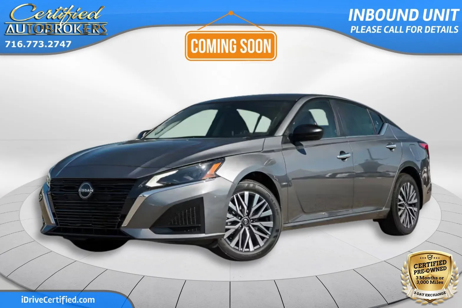 Gray 2025 Nissan Altima SV for sale in Grand Island, NY