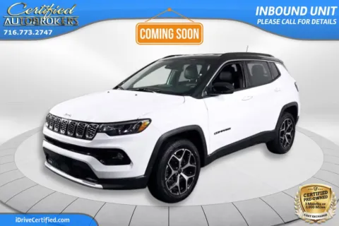 White 2025 Jeep Compass Limited 4x4 for sale in Grand Island, NY