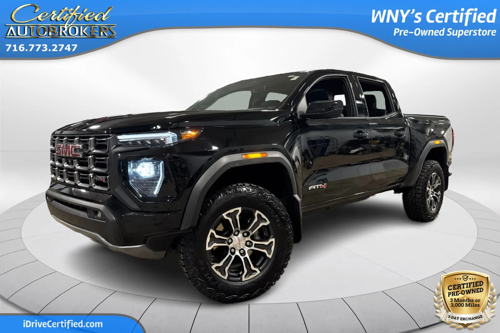 Black 2024 GMC Canyon AT4 4x4 for sale in Grand Island, NY