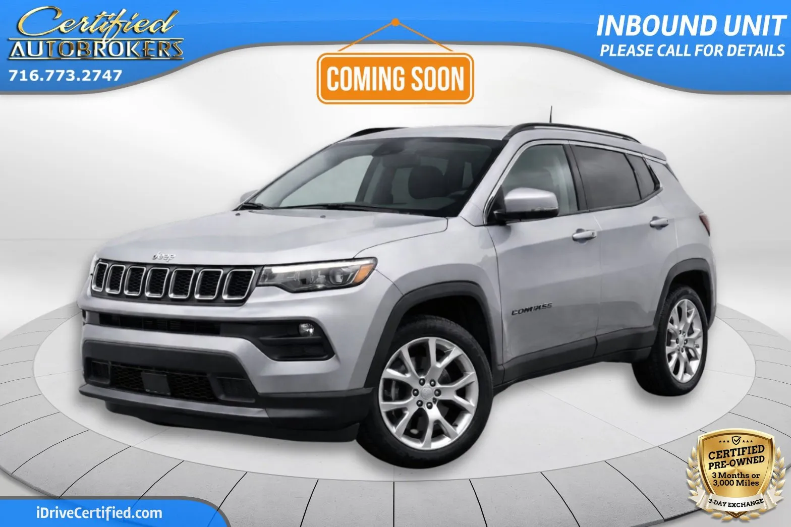 Silver 2025 Jeep Compass Limited 4x4 for sale in Grand Island, NY