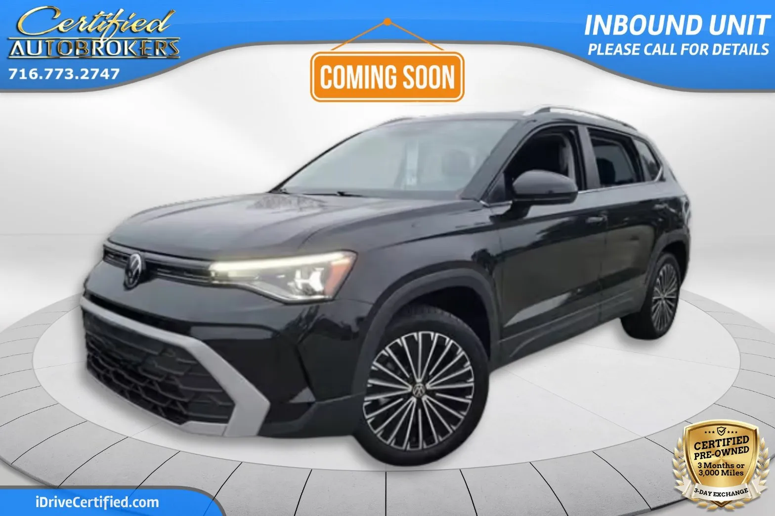 Black 2025 Volkswagen Taos SE AWD for sale in Grand Island, NY