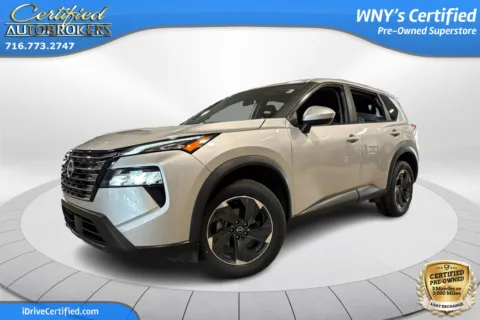 Silver 2025 Nissan Rogue SV AWD for sale in Grand Island, NY