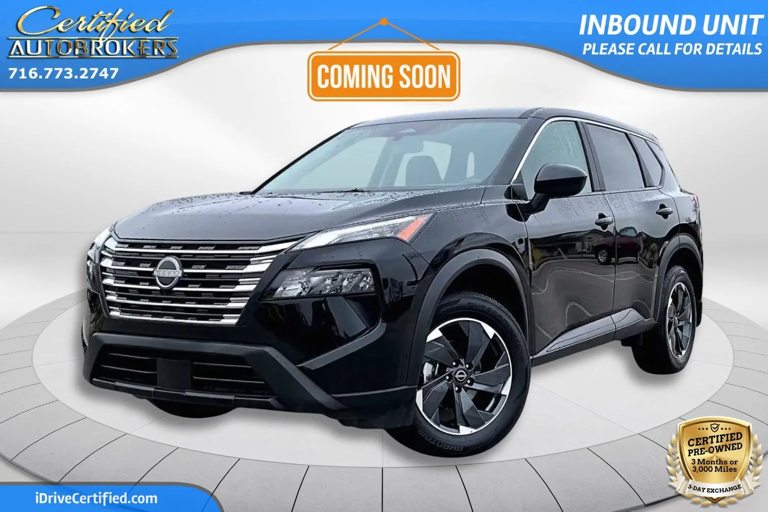 Black 2025 Nissan Rogue SV AWD for sale in Grand Island, NY