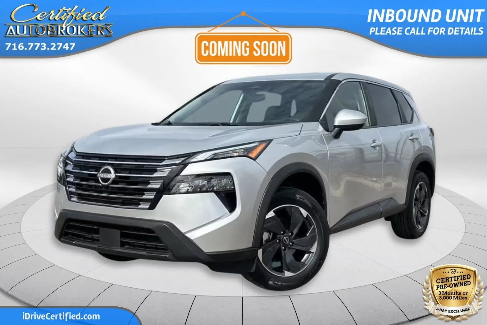 Silver 2025 Nissan Rogue SV AWD for sale in Grand Island, NY