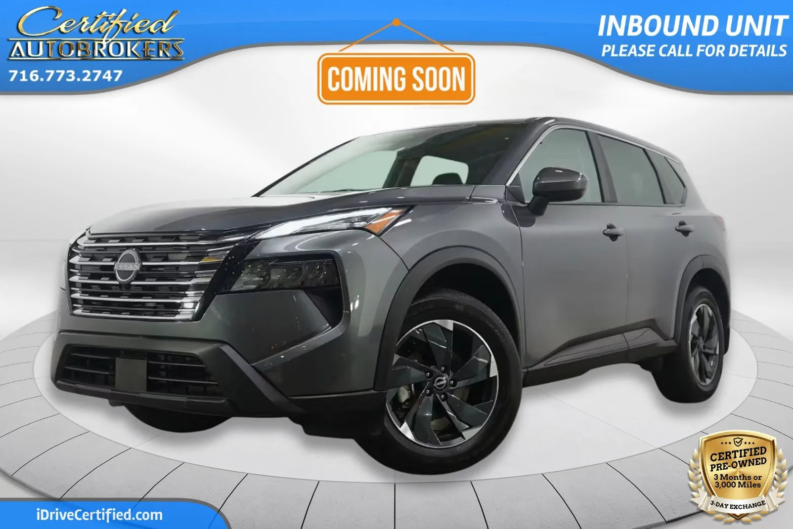 Gray 2025 Nissan Rogue SV AWD for sale in Grand Island, NY