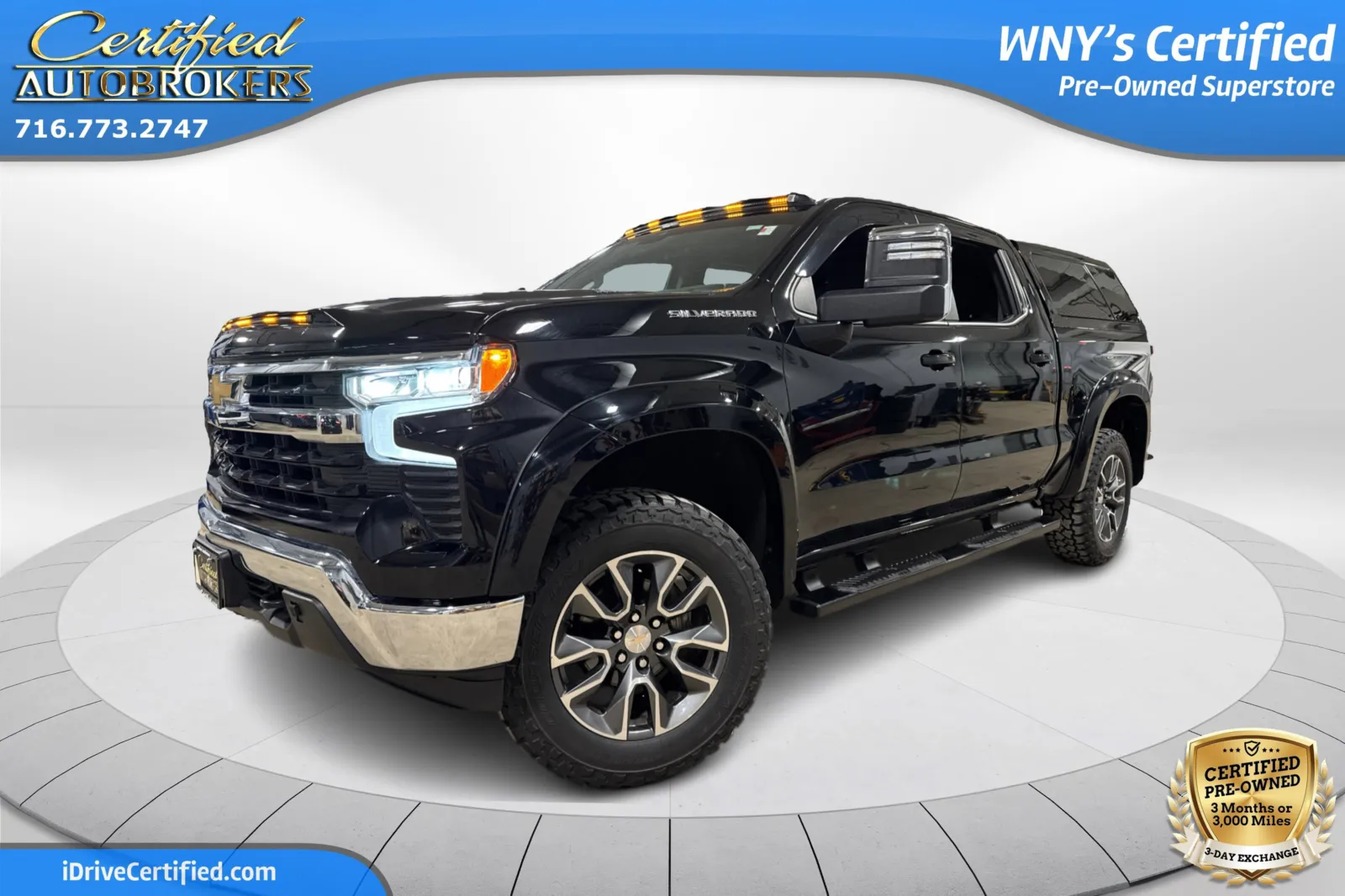 Black 2022 Chevrolet Silverado 1500 LT 4x4 for sale in Grand Island, NY