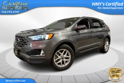 Gray 2022 Ford Edge SEL AWD for sale in Grand Island, NY