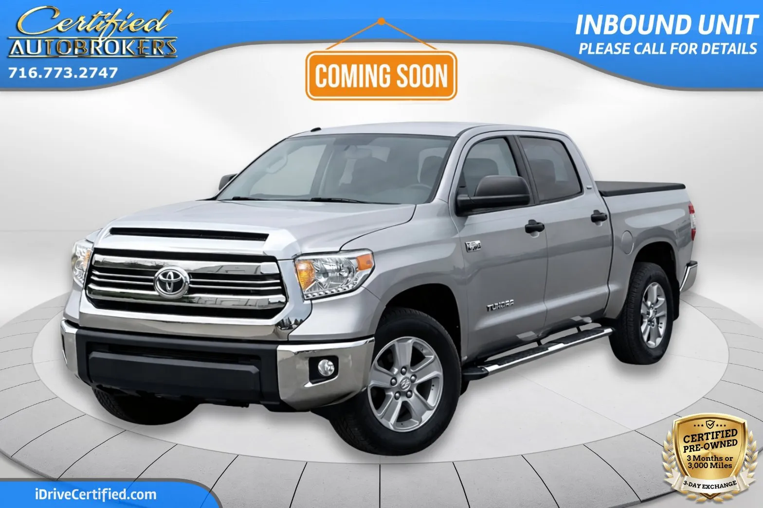 Silver 2016 Toyota Tundra SR5 4x4 for sale in Grand Island, NY