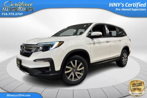 White 2021 Honda Pilot EX-L AWD for sale in Grand Island, NY