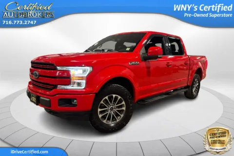 Red 2020 Ford F-150 LARIAT Sport 4x4 for sale in Grand Island, NY