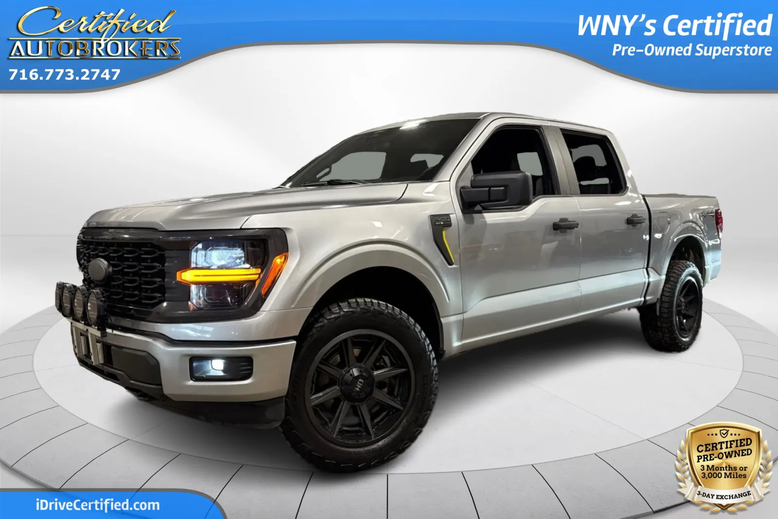 Silver 2024 Ford F-150 STX 4x4 for sale in Grand Island, NY