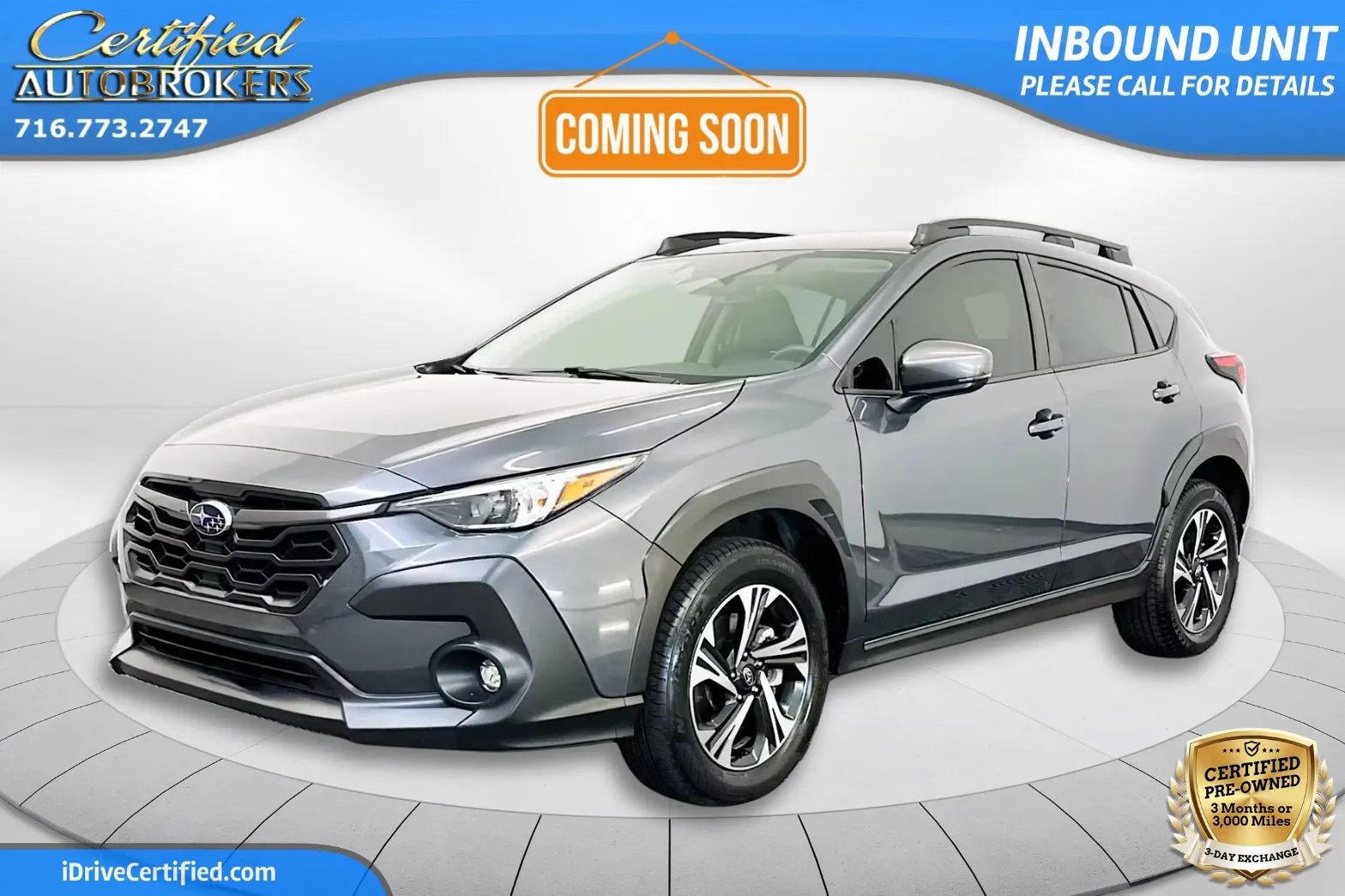 Blue 2024 Subaru Crosstrek Premium AWD for sale in Grand Island, NY