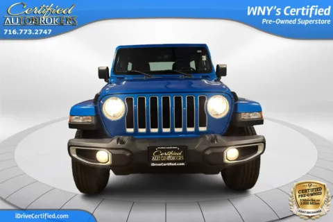 Photos of 2022 Jeep Wrangler Unlimited Sahara 4x4 for sale in Grand Island, NY at Certified AutoBrokers