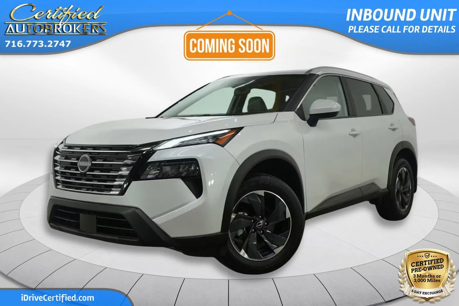 White 2025 Nissan Rogue SV AWD for sale in Grand Island, NY