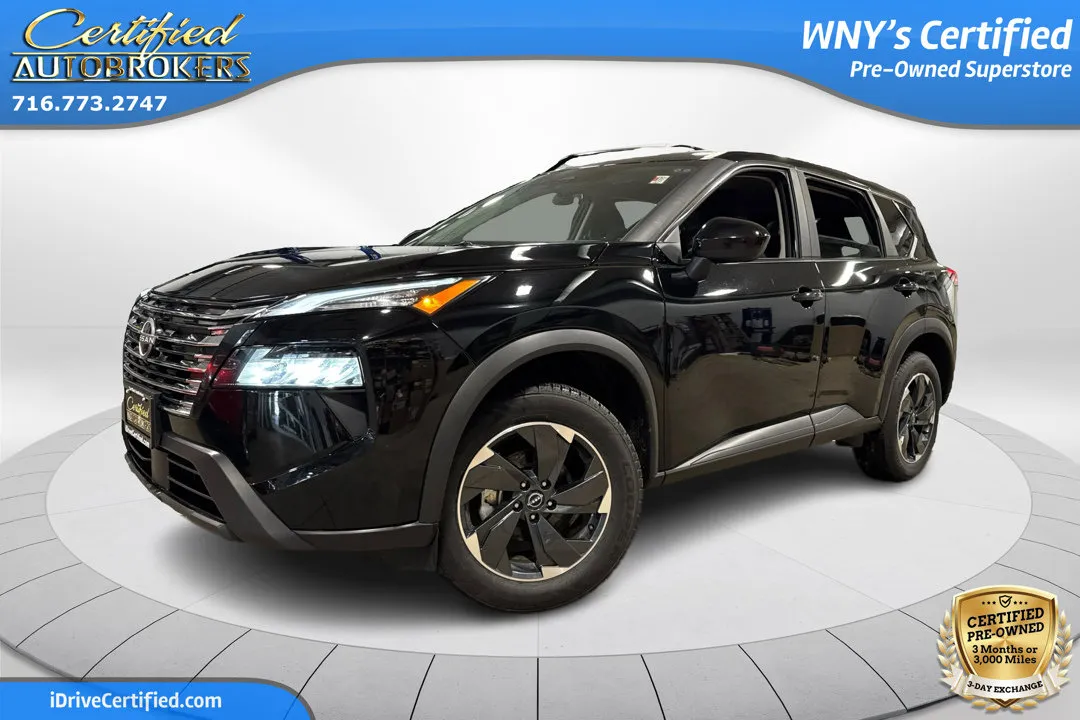 Black 2025 Nissan Rogue SV AWD for sale in Grand Island, NY