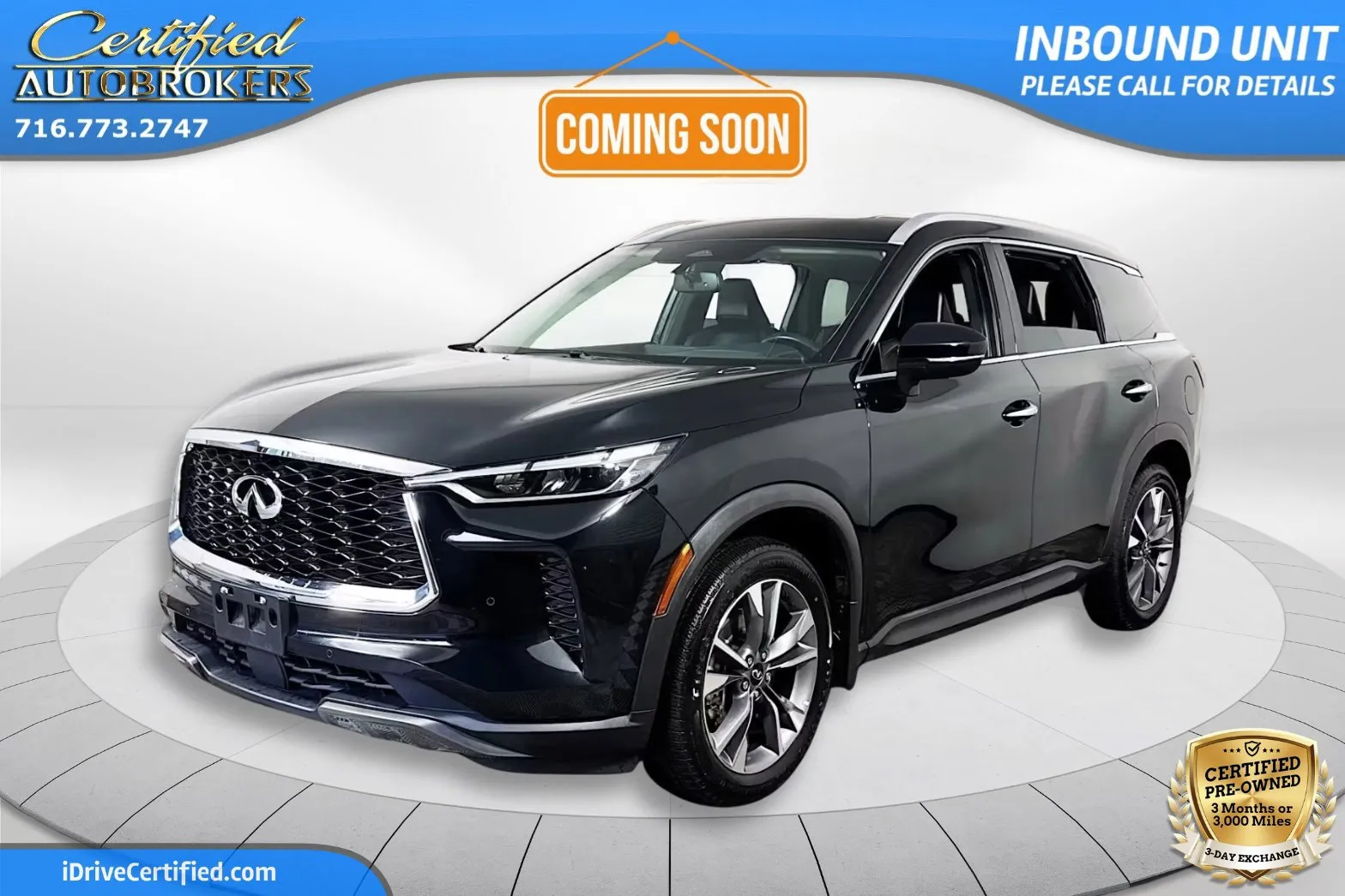 Black 2022 INFINITI QX60 PURE AWD for sale in Grand Island, NY