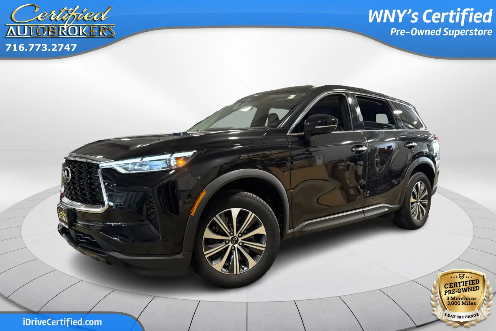 Black 2022 INFINITI QX60 PURE AWD for sale in Grand Island, NY