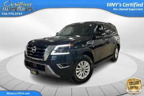 Black 2021 Nissan Armada SV 4x4 for sale in Grand Island, NY