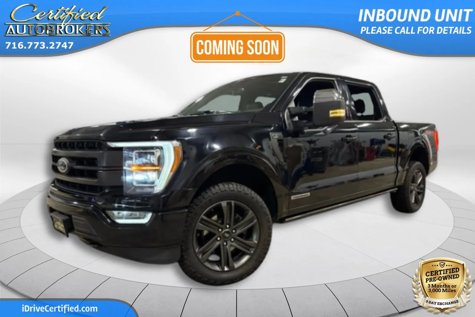 Black 2021 Ford F-150 LARIAT Sport 4x4 for sale in Grand Island, NY