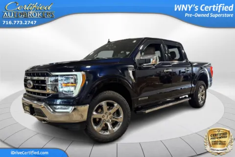 Blue 2021 Ford F-150 LARIAT 4x4 for sale in Grand Island, NY
