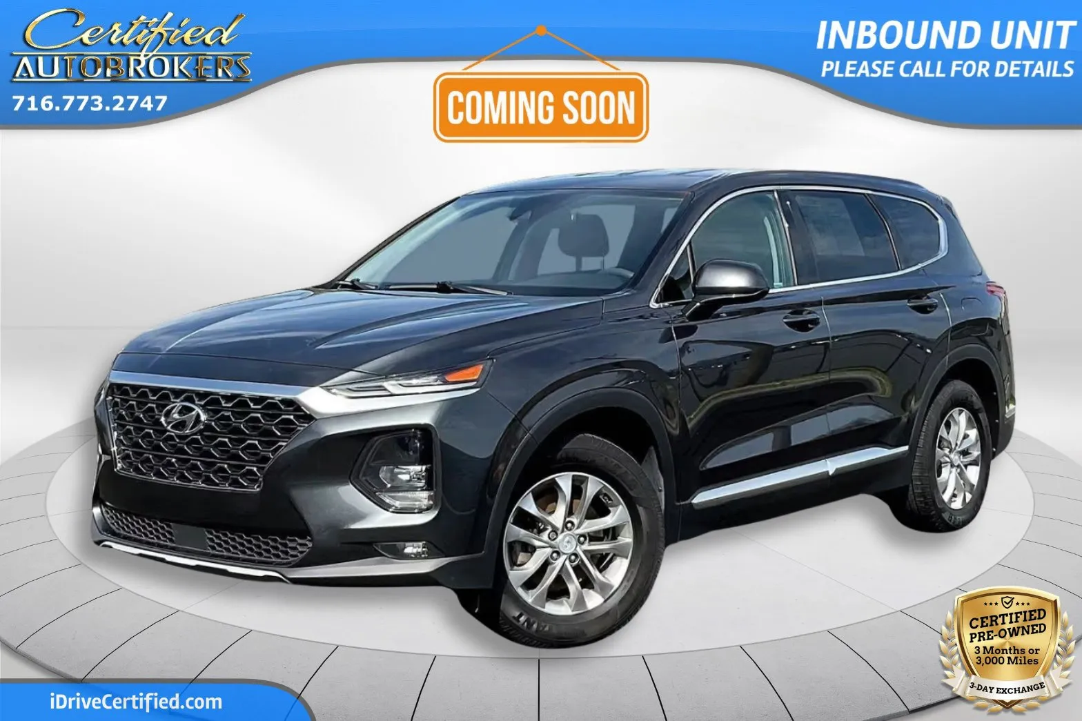 Gray 2020 Hyundai Santa Fe SEL AWD for sale in Grand Island, NY