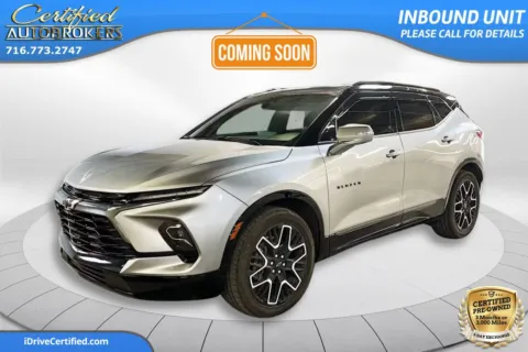 Gray 2024 Chevrolet Blazer RS AWD for sale in Grand Island, NY