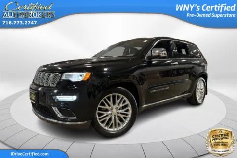 Black 2018 Jeep Grand Cherokee Summit 4x4 for sale in Grand Island, NY