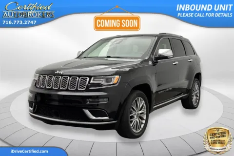 Black 2018 Jeep Grand Cherokee Summit 4x4 for sale in Grand Island, NY