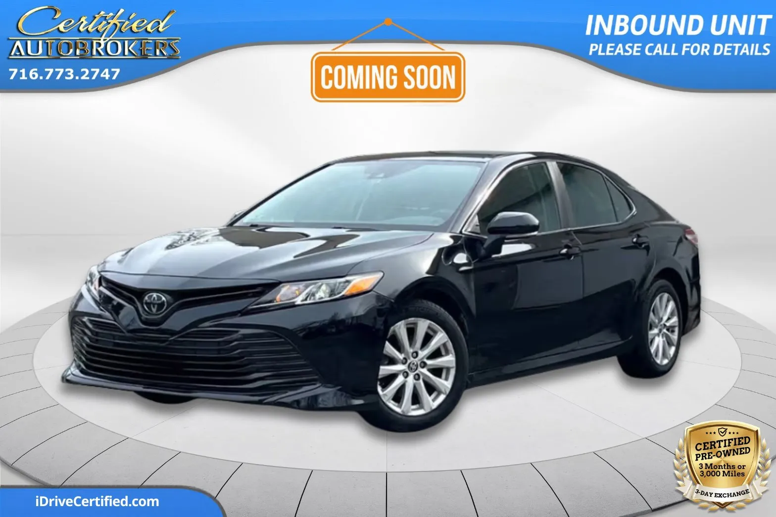 Black 2020 Toyota Camry Hybrid LE for sale in Grand Island, NY