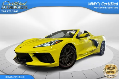 Yellow 2023 Chevrolet Corvette 2LT for sale in Grand Island, NY