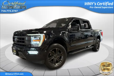 Black 2021 Ford F-150 LARIAT FX4 4x4 for sale in Grand Island, NY