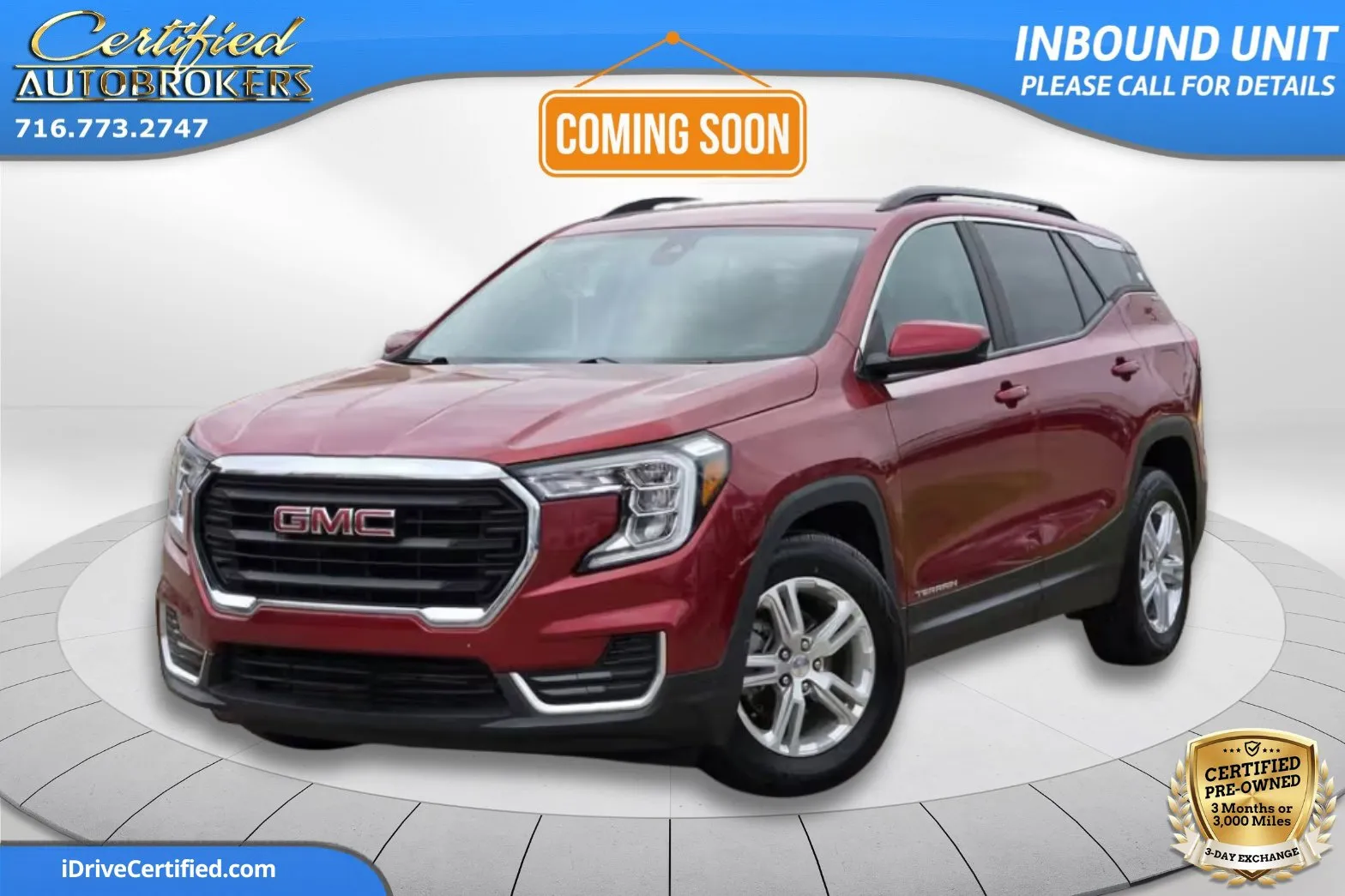 Red 2022 GMC Terrain SLE AWD for sale in Grand Island, NY