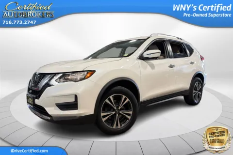 White 2019 Nissan Rogue SV AWD for sale in Grand Island, NY