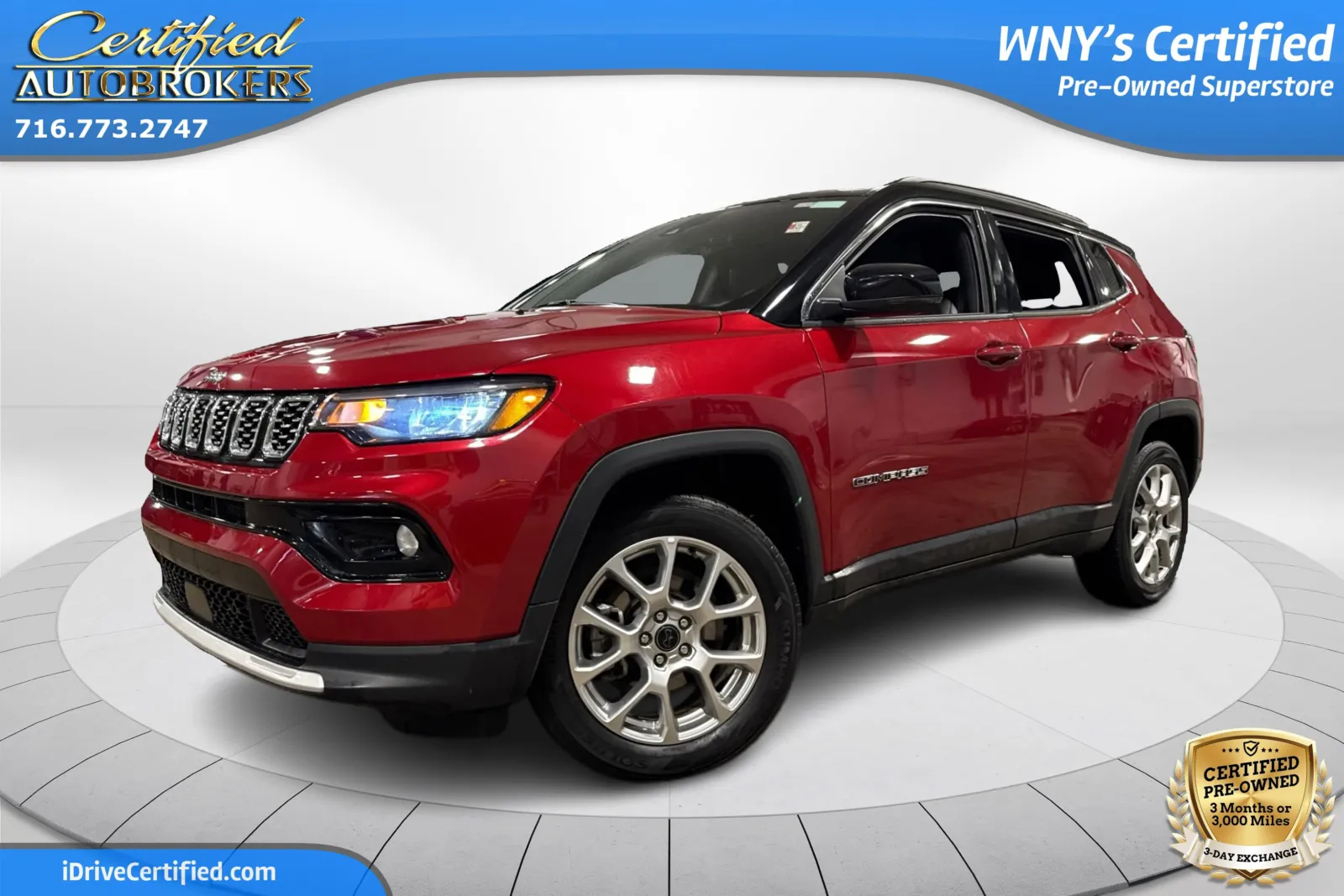 Red 2025 Jeep Compass Limited 4x4 for sale in Grand Island, NY