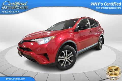 Red 2017 Toyota RAV4 LE AWD for sale in Grand Island, NY