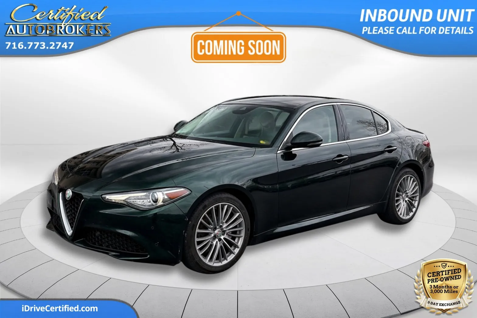 Green 2021 Alfa Romeo Giulia Ti AWD for sale in Grand Island, NY