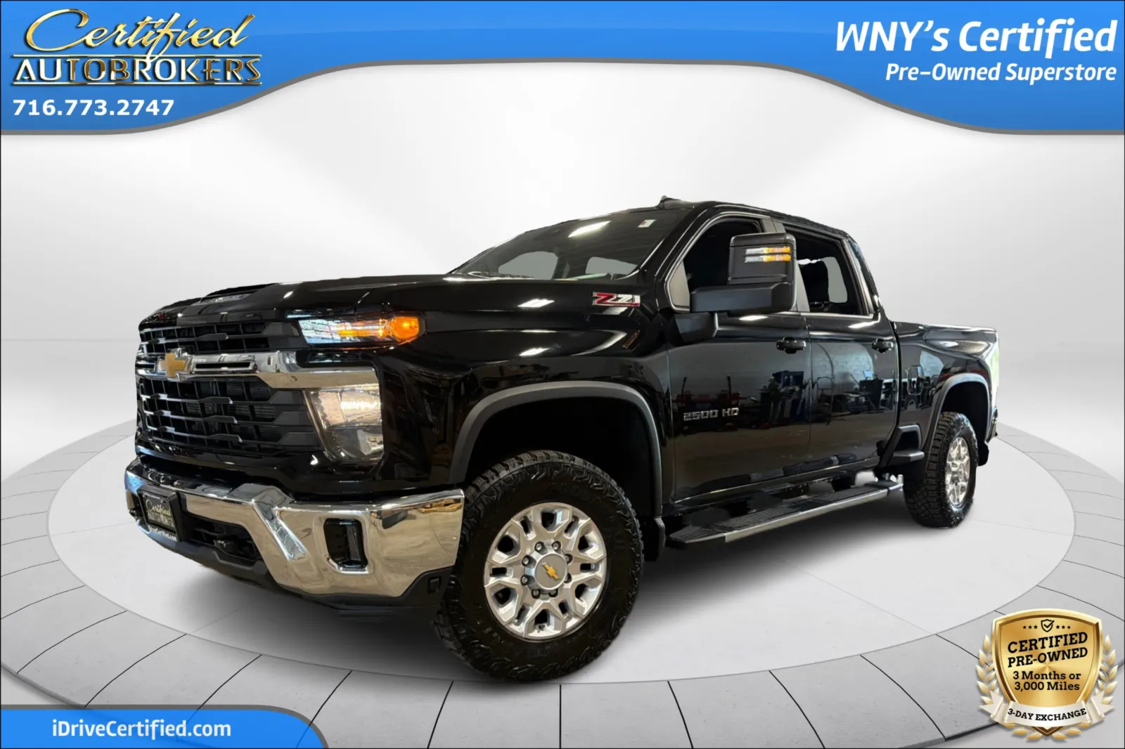 Black 2024 Chevrolet Silverado 2500HD LT Z71 4x4 for sale in Grand Island, NY