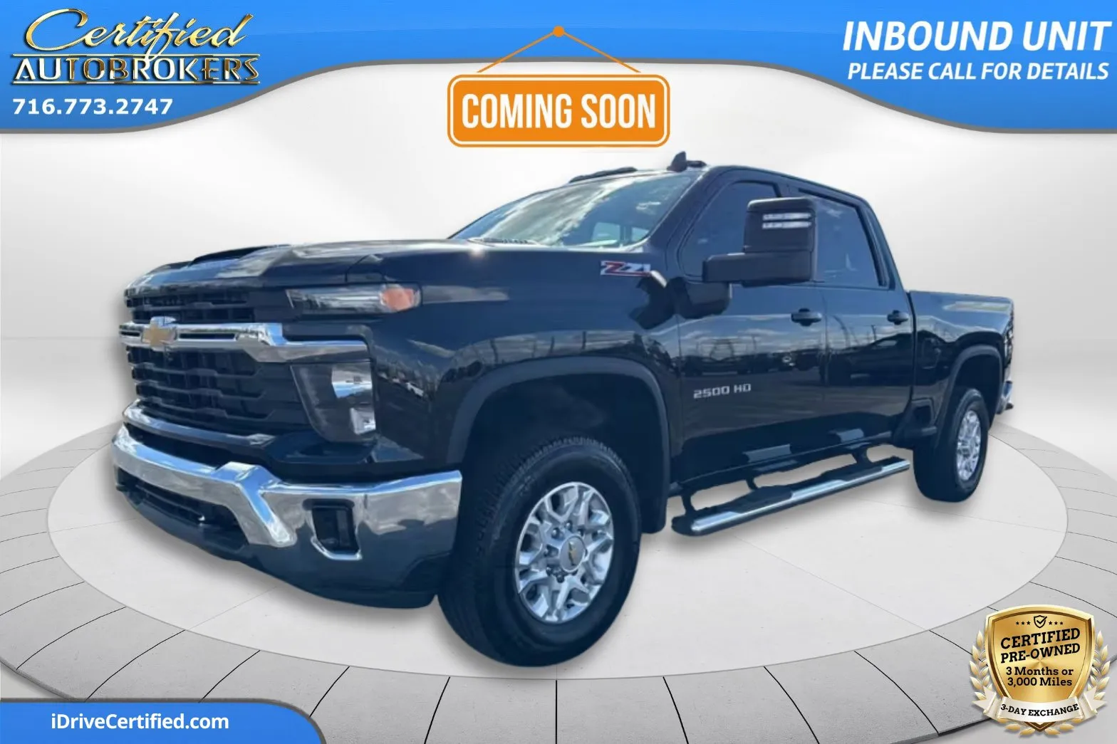 Black 2024 Chevrolet Silverado 2500HD LT Z71 4x4 for sale in Grand Island, NY
