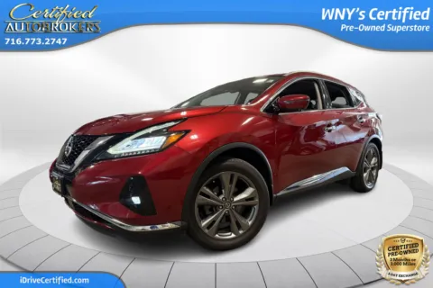 Red 2020 Nissan Murano Platinum AWD for sale in Grand Island, NY