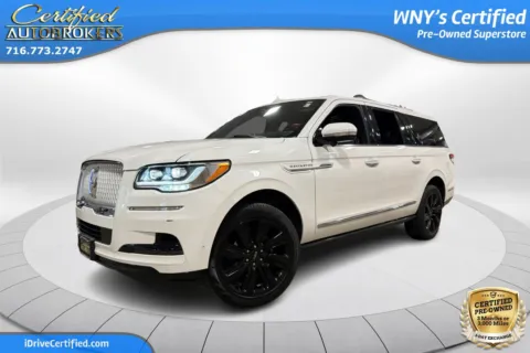 White 2024 Lincoln Navigator L Reserve 4x4 for sale in Grand Island, NY