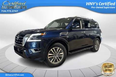 Blue 2022 Nissan Armada SL 4x4 for sale in Grand Island, NY