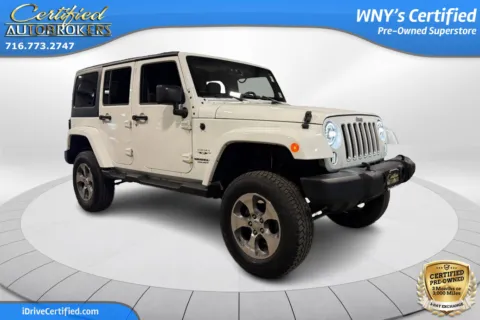 Another view of 2017 Jeep Wrangler Unlimited Sahara 4x4 for sale in Grand Island, NY at Certified AutoBrokers